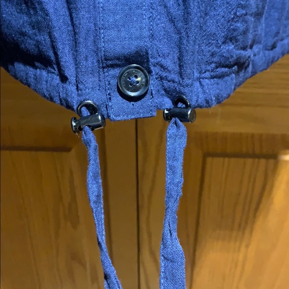 Classic Blue, Button Down Top With Four Pockets - image 5